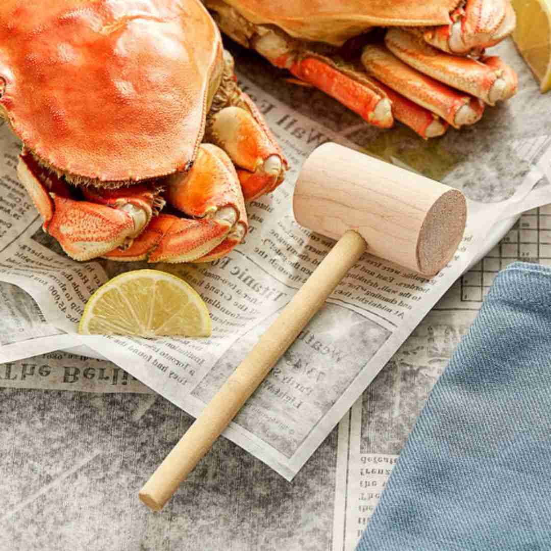 8in Wooden Stone Crab Mallet