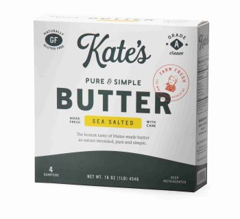 BRAND, CATEGORY, GROCERY, MAINE LOBSTER NOW, Kate's Butter - 16 oz Sea Salted (4 Sticks)